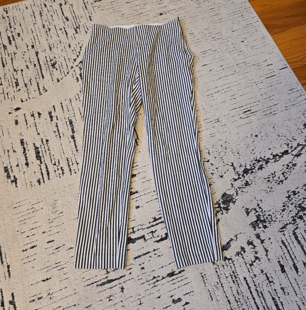 a new day Black & White Vertical Stripe Chinos